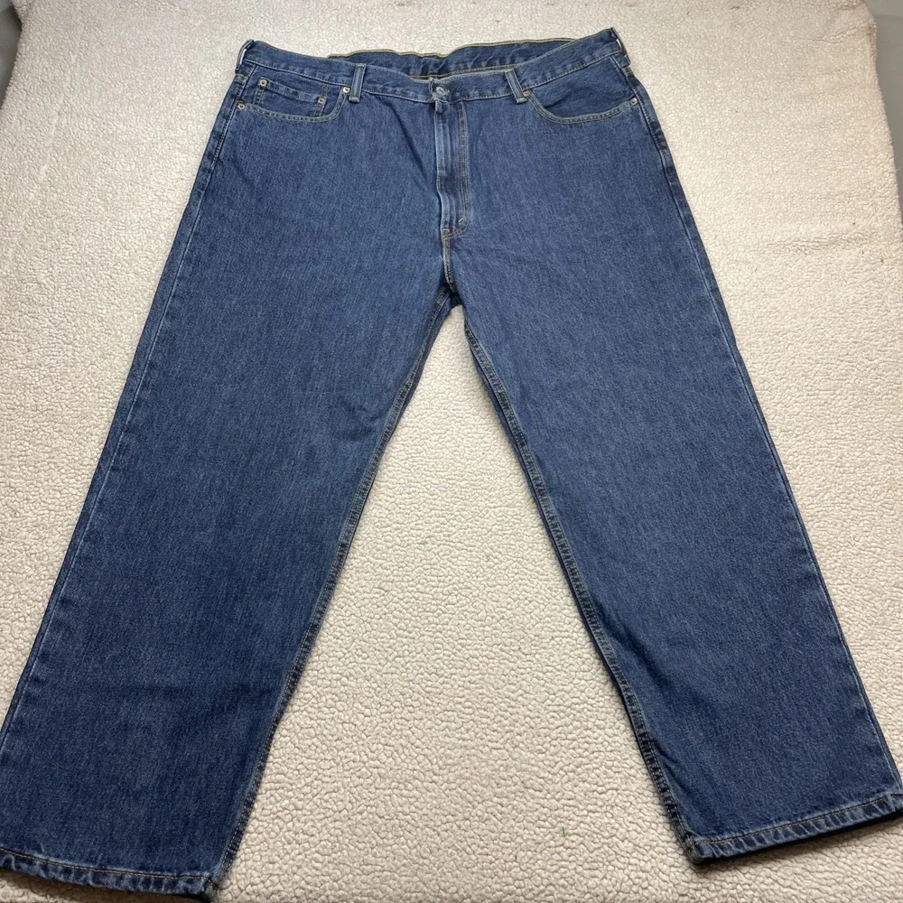 Levi's Jeans Mens 42x30 Blue 550 Relaxed Fit Tapered Leg Denim Pants
